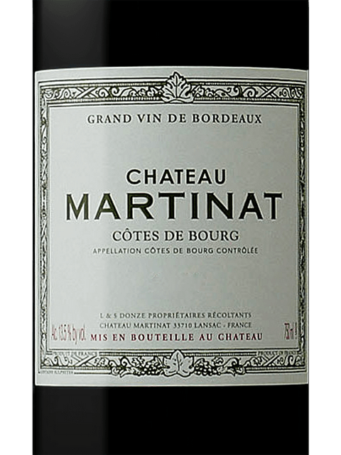 Chateau Martinat, Cotes de Bourg