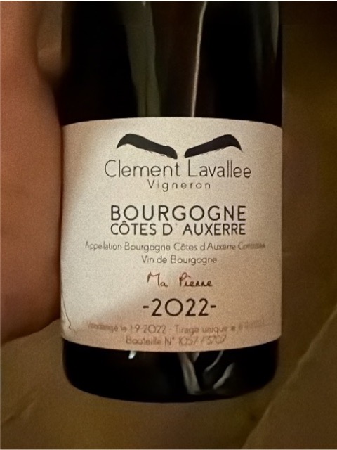 Clement Lavallee, Bourgogne, Cotes d'Auxerre Grand Roche