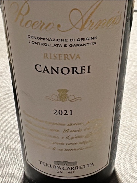 Tenuta Carretta, Roero, Canorei Arneis Riserva