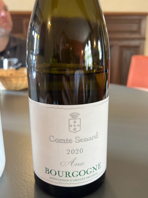 Comte Senard, Bourgogne, Ana