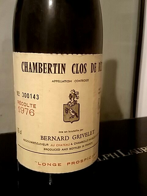 Grivelet, Chambertin-Clos de Beze Grand Cru