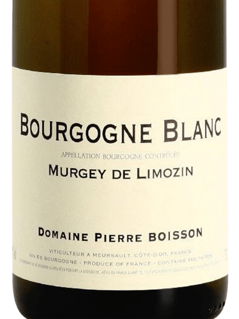 Domaine Pierre Boisson, Bourgogne, Murgey de Limozin
