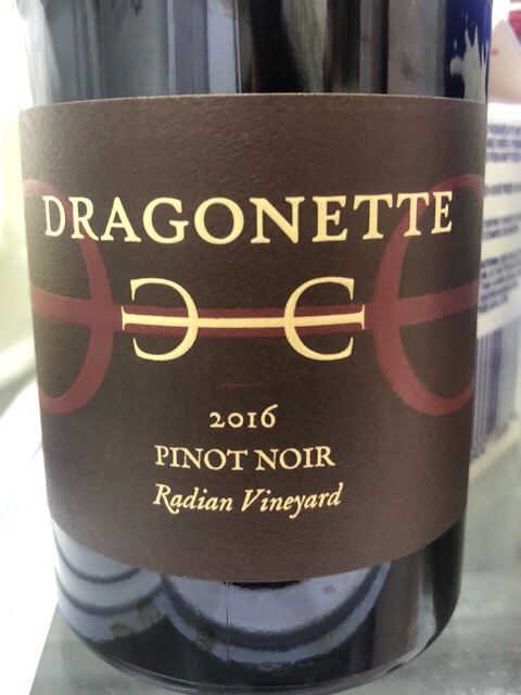 Dragonette, Radian Vineyard Pinot Noir, Sta. Rita Hills