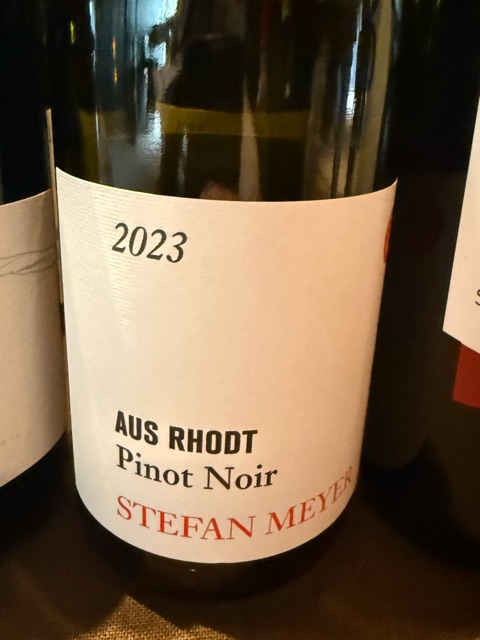 Stefan Meyer, Aus Rhodt Weisser Burgunder