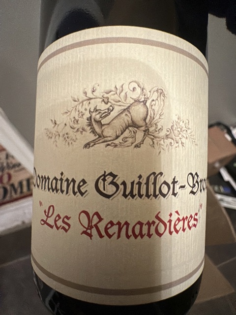 Domaine Guillot-Broux, Bourgogne, Les Renardieres