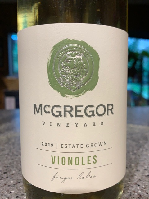 McGregor Vineyard, Vignoles, Finger Lakes