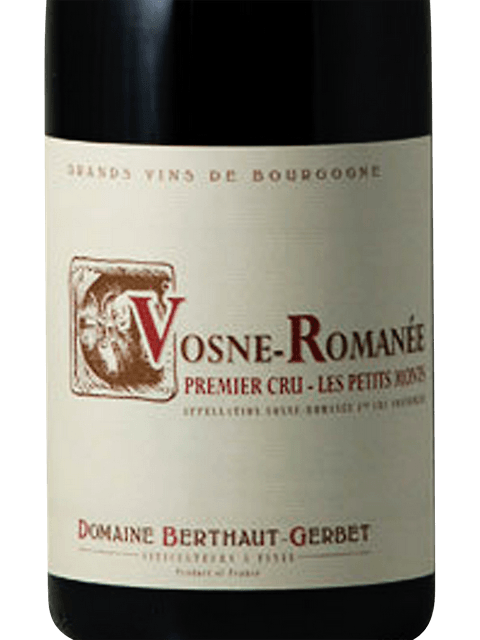Domaine Berthaut-Gerbet, Vosne-Romanee Premier Cru, Les Suchots