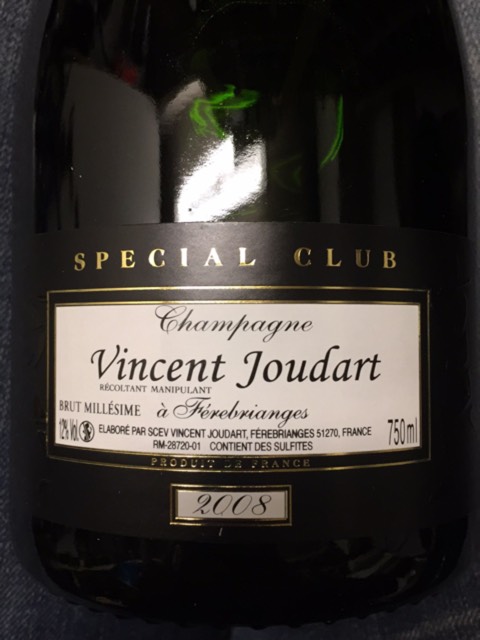 Vincent Joudart, Brut Millesime, Champagne
