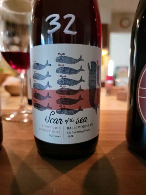 Scar of the Sea, Bassi Vineyard Pinot Gris & Pinot Noir CoFerment, San Luis Obispo County