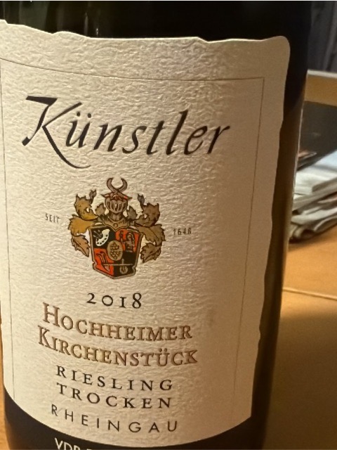 Kunstler, Hochheimer Kirchenstuck Riesling TBA, Rheingau