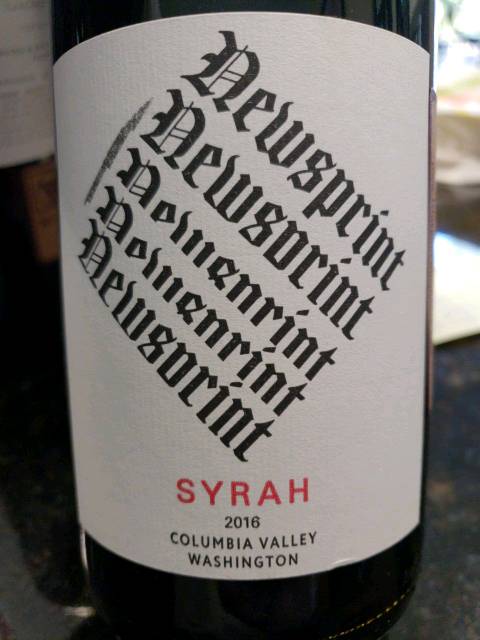 Guardian, Newsprint Syrah, Columbia Valley