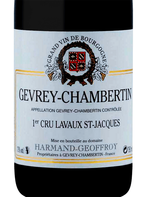 Harmand-Geoffroy, Gevrey-Chambertin Premier Cru, Lavaut Saint-Jacques