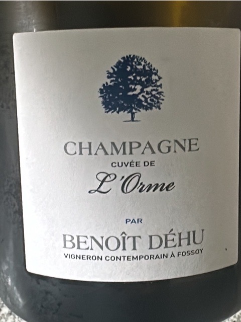 Benoit Dehu, Cuvee de l'Orme, Champagne