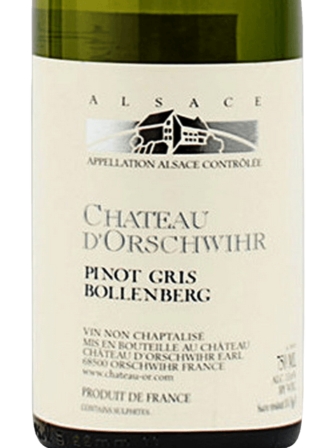 Chateau d'Orschwihr, Bollenberg Pinot Gris, Alsace
