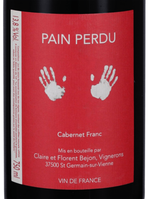 Claire et Florent Bejon, Pain Perdu Cabernet Franc, VdF