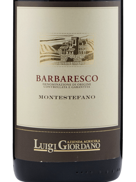Luigi Giordano, Barbaresco, Montestefano Riserva
