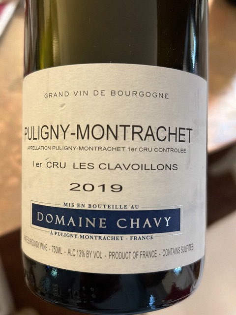 Gerard Chavy, Puligny-Montrachet Premier Cru, Clavoillon
