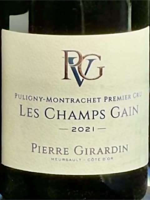 Pierre Girardin, Puligny-Montrachet Premier Cru, Champ Gain