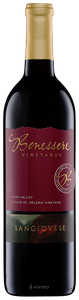 Benessere, Sangiovese, St. Helena