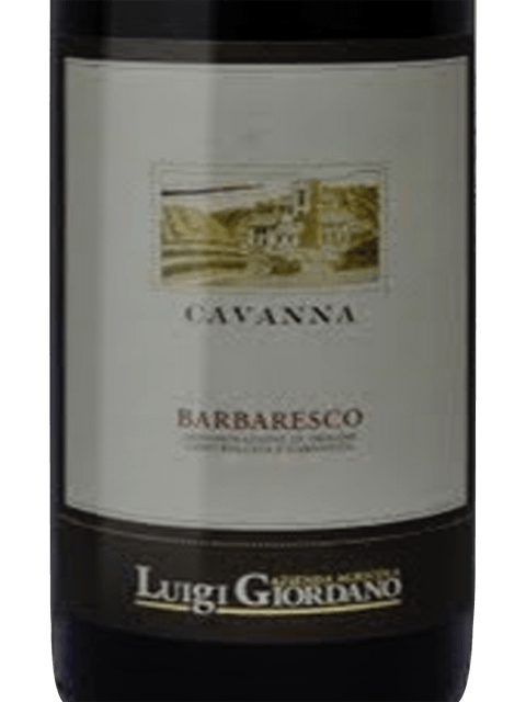 Luigi Giordano, Barbaresco, Cavanna