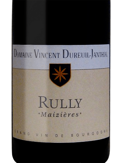 Vincent Dureuil Janthial, Rully, Maizieres Rouge