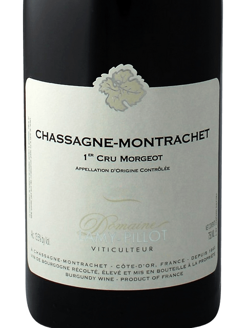 Lamy-Pillot, Chassagne-Montrachet Premier Cru, Cailleret