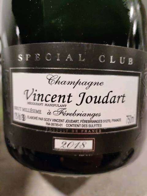 Vincent Joudart, Special Club, Champagne