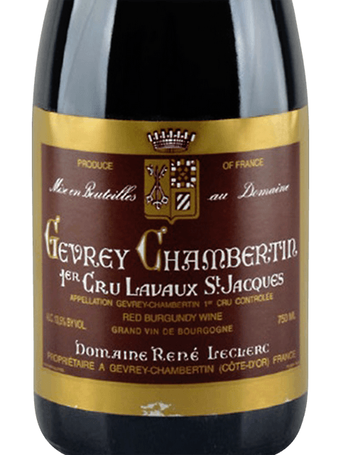 Rene Leclerc, Gevrey-Chambertin Premier Cru, Clos Prieur