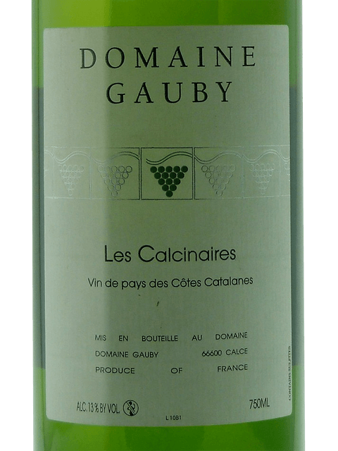 Domaine Gauby, Calcinaires, Cotes Catalanes