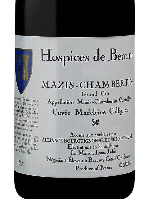 Hospices de Beaune (Dominique Laurent), Mazis-Chambertin Grand Cru, Cuvee Madeleine Collignon