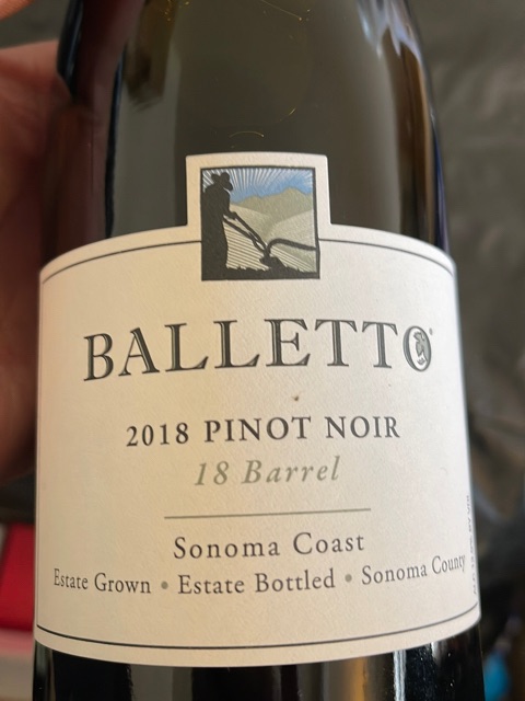 Herbert Vineyard Pinot Noir Barrel Number 1