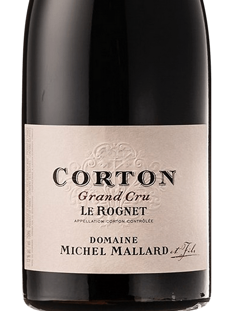 Domaine Michel Mallard, Corton Grand Cru, Le Rognet et Corton
