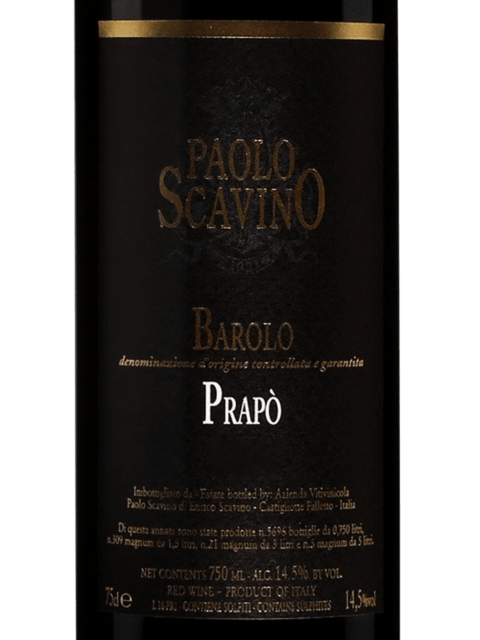 Paolo Scavino, Barolo, Prapo