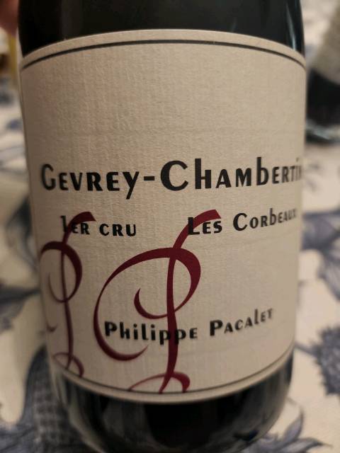 Philippe Pacalet, Gevrey-Chambertin Premier Cru, Les Corbeaux
