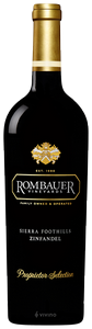 Rombauer Vineyards, Zinfandel Proprietor Selection, Sierra Foothills