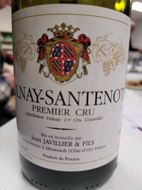Jean Javillier & Fils, Volnay Premier Cru, Santenots