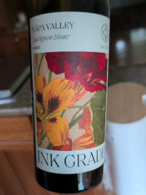 Ink Grade, Sauvignon Blanc, Napa Valley