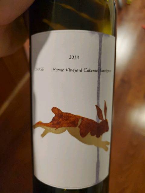 Chase, Hayne Vineyard Cabernet Sauvignon, St. Helena