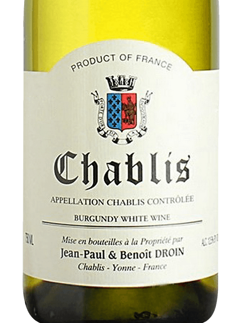 Jean-Paul & Benoit Droin, Chablis Premier Cru, Vaucoupin