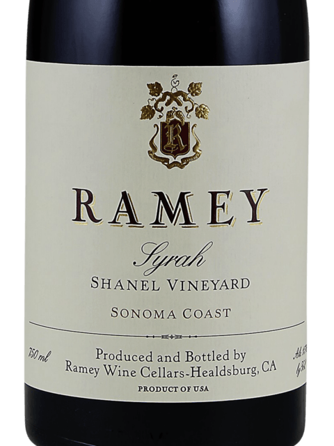 Ramey, Shanel Vineyard Syrah, Sonoma Coast