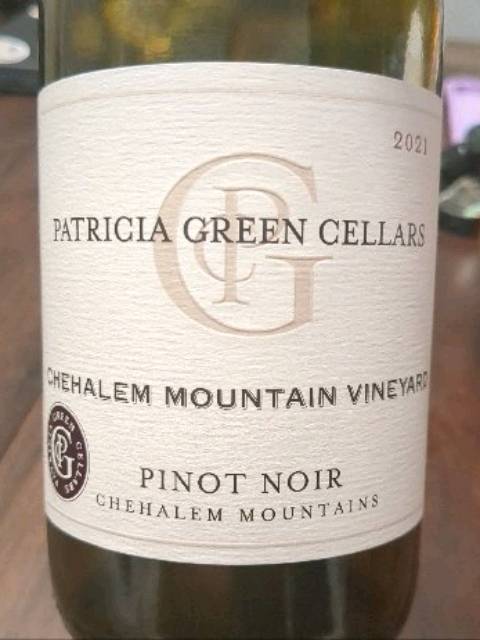 Patricia Green, Medici Vineyard Pinot Noir, Chehalem Mountains